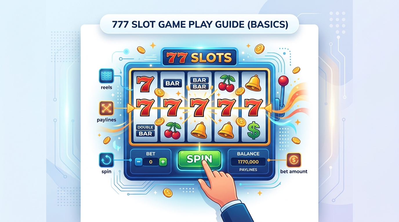 777 slot game ကစားနည်းလမ်းညွှန် (အခြေခံများ)