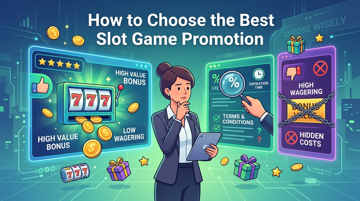 Slot game promotion များကို အသုံးပြု၍ သင်၏ အနိုင်ရမှုအခွင့်အလမ်းများ တိုးမြှင့်ခြင်း